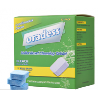 Набір таблеток для очищення унітазу Oradess Toilet Bowl Cleaning Tablet, з ароматом лимона, 12 шт