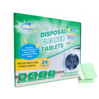 Набір таблеток для очищення труб Oradess Disposal Cleaner Tablet, з ароматом лимона, 24 шт