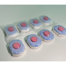 Таблетка для миття посуду в посудомийній машині, овальна таблетка, 0,02 гр, 1 шт