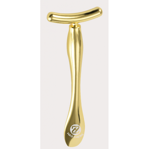 Масажна палочка металева Т - подібна для масажу, масажний аплікатор для крему навколо очей, 3,5х9,5 см