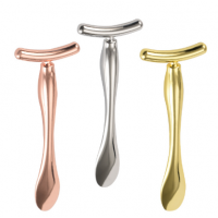 Палочка металлическая Т - образная для массажа глаз, массажный аппликатор для крема вокруг глаз, 3,5х9,5 см