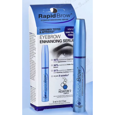 Сироватка для росту брів Rapid Brow Eyebrow Enhancing Serum, активатор росту брів, 3 мл