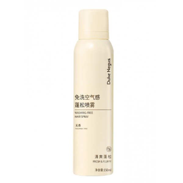 Сухий шампунь для волосся Duke Negus Washing Free Hair Spray, без аромату, 150 мл