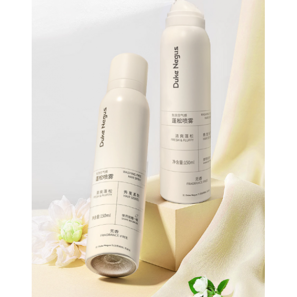 Сухий шампунь для волосся Duke Negus Washing Free Hair Spray, без аромату, 150 мл