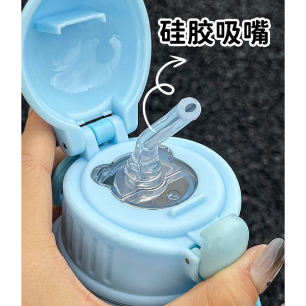 Пляшка для води Hello Kitty, дитяча пляшка - термос із нержавіючої сталі, 600 мл