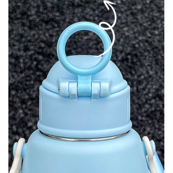 Пляшка для води Hello Kitty, дитяча пляшка - термос із нержавіючої сталі, 600 мл