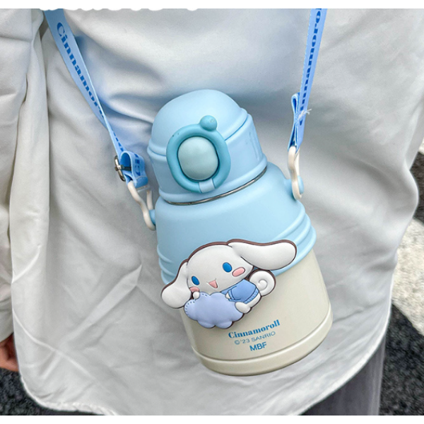 Пляшка для води Hello Kitty, дитяча пляшка - термос із нержавіючої сталі, 600 мл