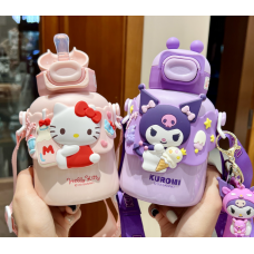Пляшка для води Multy Sanrio, дитяча пляшка - термос із нержавіючої сталі, 3 кольори, 480 мл