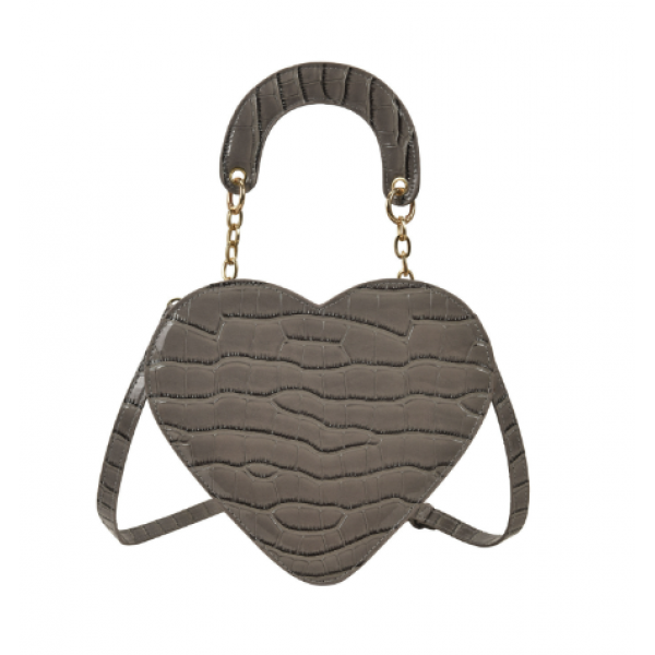 Сумка жіноча у формі серця "Colors Hearts", екошкіра, різні кольори, 23х20х8 см