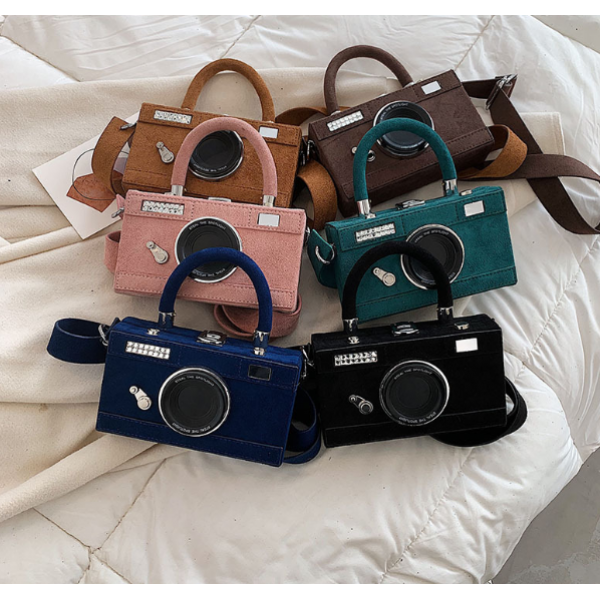 Сумка жіноча у формі фотоапарата, різні кольори, 18х10х5 см