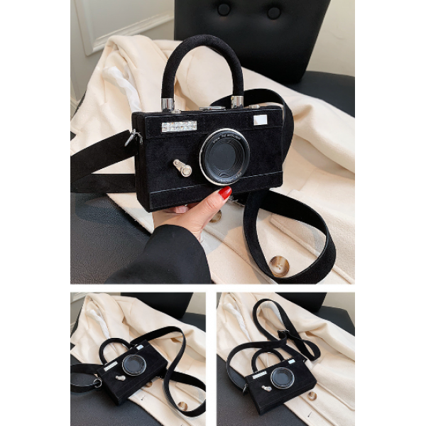 Сумка жіноча у формі фотоапарата, різні кольори, 18х10х5 см