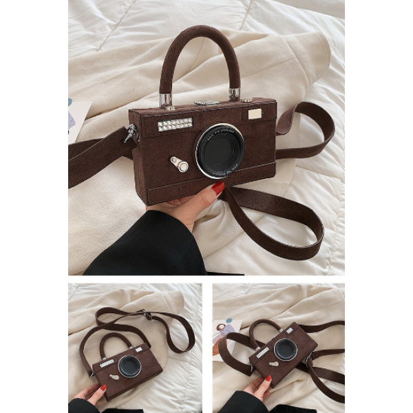 Сумка жіноча у формі фотоапарата, різні кольори, 18х10х5 см