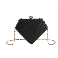 Сумка жіноча у формі діаманта, зі стразами "Diamond Star", три кольори, 21х19х4 см