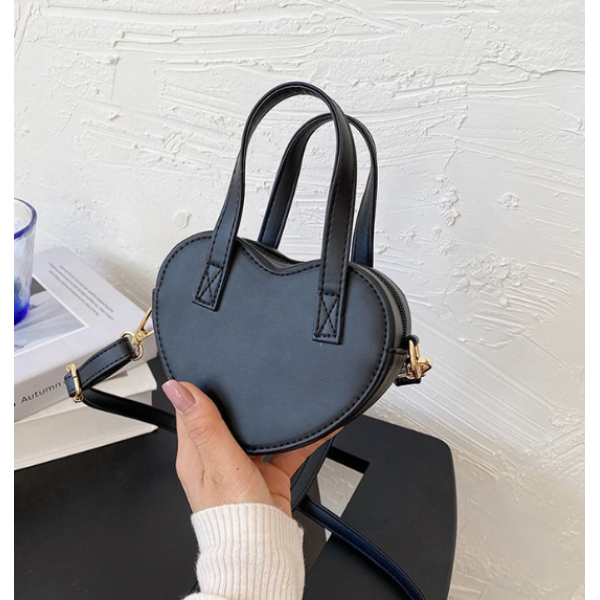 Сумка жіноча у формі серця "Skin", різні кольори, 15х12х5 см