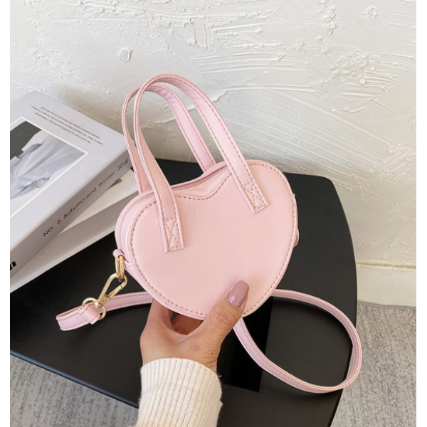 Сумка жіноча у формі серця "Skin", різні кольори, 15х12х5 см