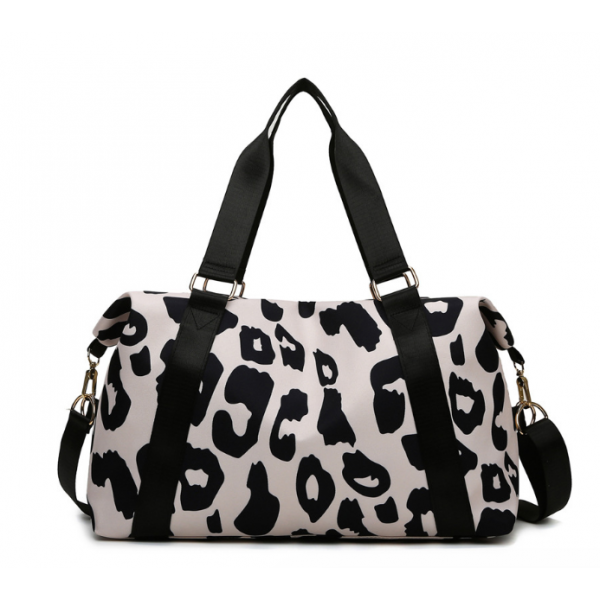 Сумка для подорожей, дорожня сумка з леопардовим принтом, сумка для фітнесу, два кольори, 46х28х17 см