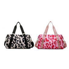 Сумка для подорожей, дорожня сумка з леопардовим принтом, сумка для фітнесу, два кольори, 46х28х17 см