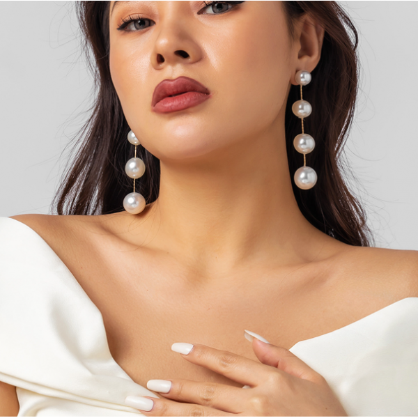 Сережки з перлами "Dream Summer", золото