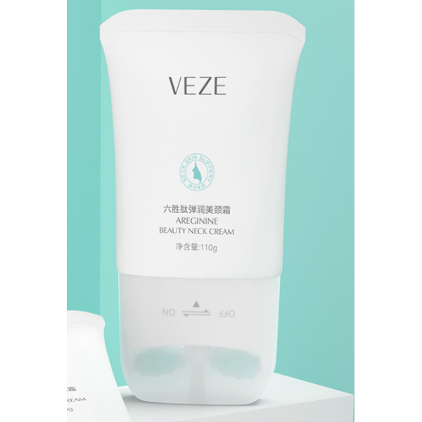 Крем для шиї з масажними роликами VENZEN Areginine Beauty Neck Cream, 110 г
