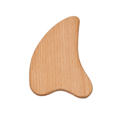 Шкребок Гуаша, дерев'яна букова пластина, масажер для Гуаша, 10х6 см