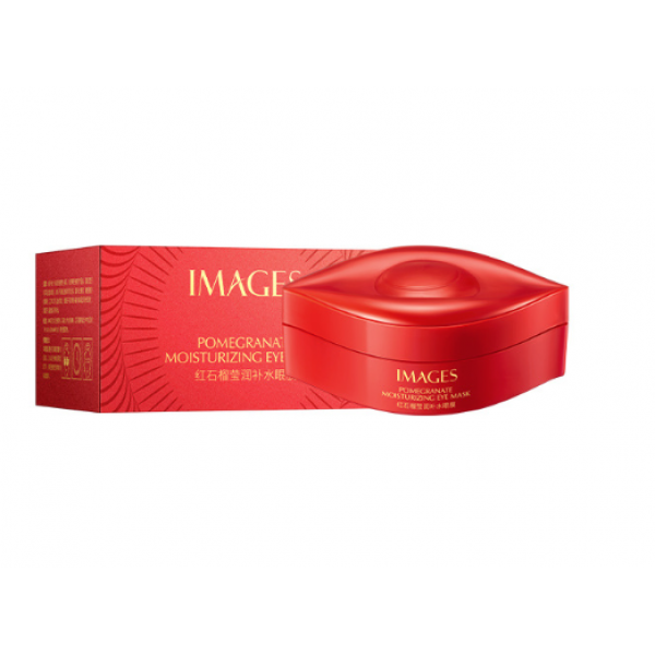 Патчи гидрогелевые для кожи вокруг глаз Images Pomegranate Moisturizing Eye Mask, с экстрактом граната, 80 г