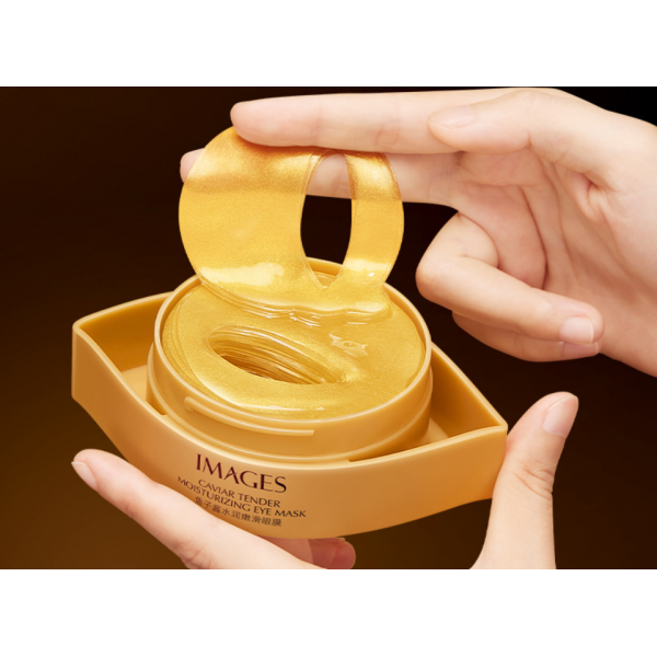 Патчи гидрогелевые для кожи вокруг глаз Images Seaweed Green Qinrun Eye Mask, с экстрактом морских водорослей, 80 г