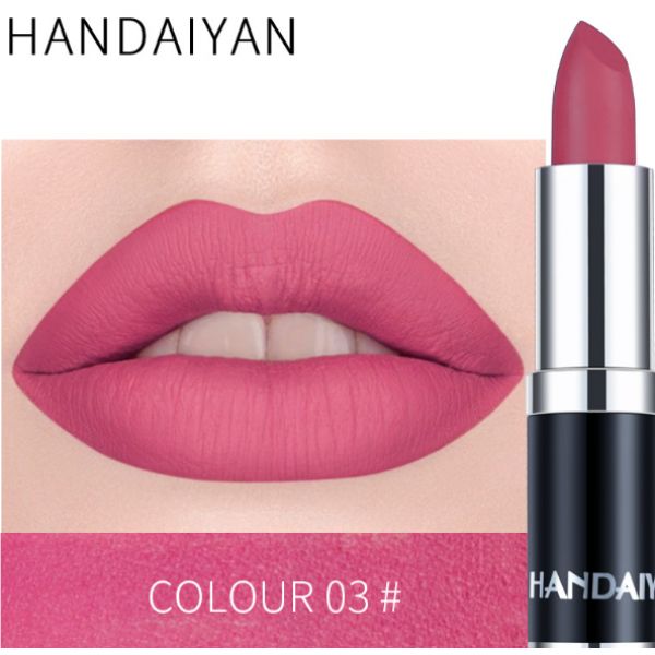 Помада матовая Handaiyan Matte Moist Lip, с маслом макадамии и витамином Е, разные цвета, 3,5 г