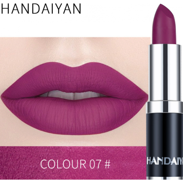 Помада матовая Handaiyan Matte Moist Lip, с маслом макадамии и витамином Е, разные цвета, 3,5 г