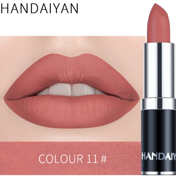 Помада матовая Handaiyan Matte Moist Lip, с маслом макадамии и витамином Е, разные цвета, 3,5 г