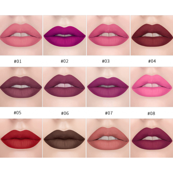 Помада матовая Handaiyan Matte Moist Lip, с маслом макадамии и витамином Е, разные цвета, 3,5 г
