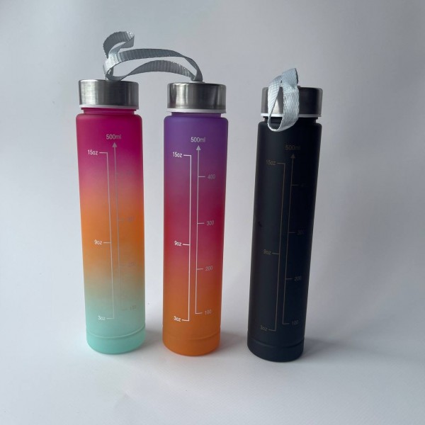 Пляшка для води, пляшка для спорту, різні кольори, 500 мл