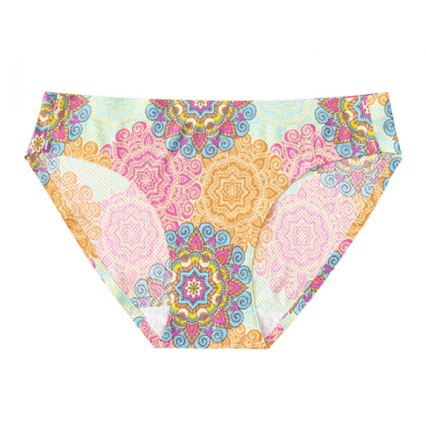 Трусики женские нейлоновые, женские трусики слипы с принтом, размер S