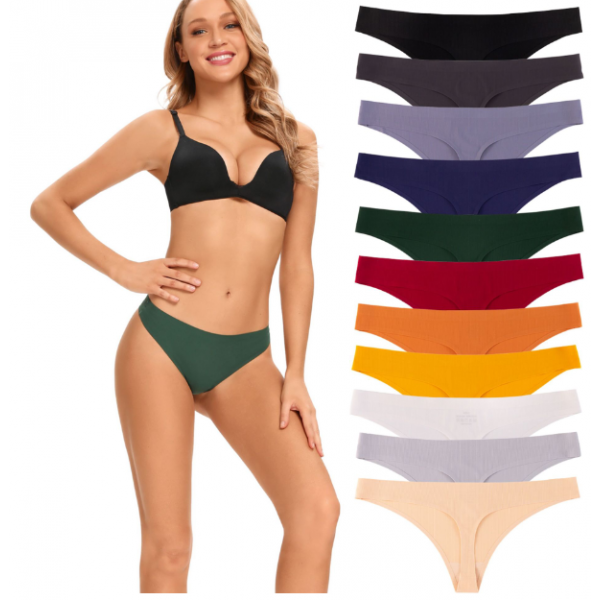 Трусики жіночі безшовні, жіночі безшовні стрінги, різні кольори, розмір ХL
