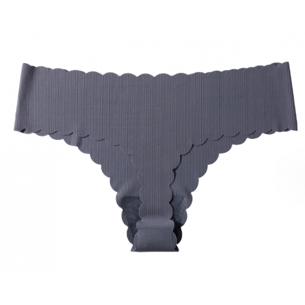 Трусики жіночі безшовні, жіночі безшовні бікіні з хвилеподібними краями, різні кольори, розмір L